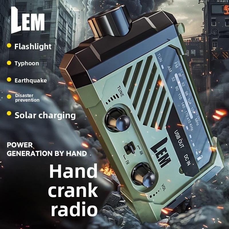Solar Emergency Charger - Radio di Sopravvivenza - Alimentazione a