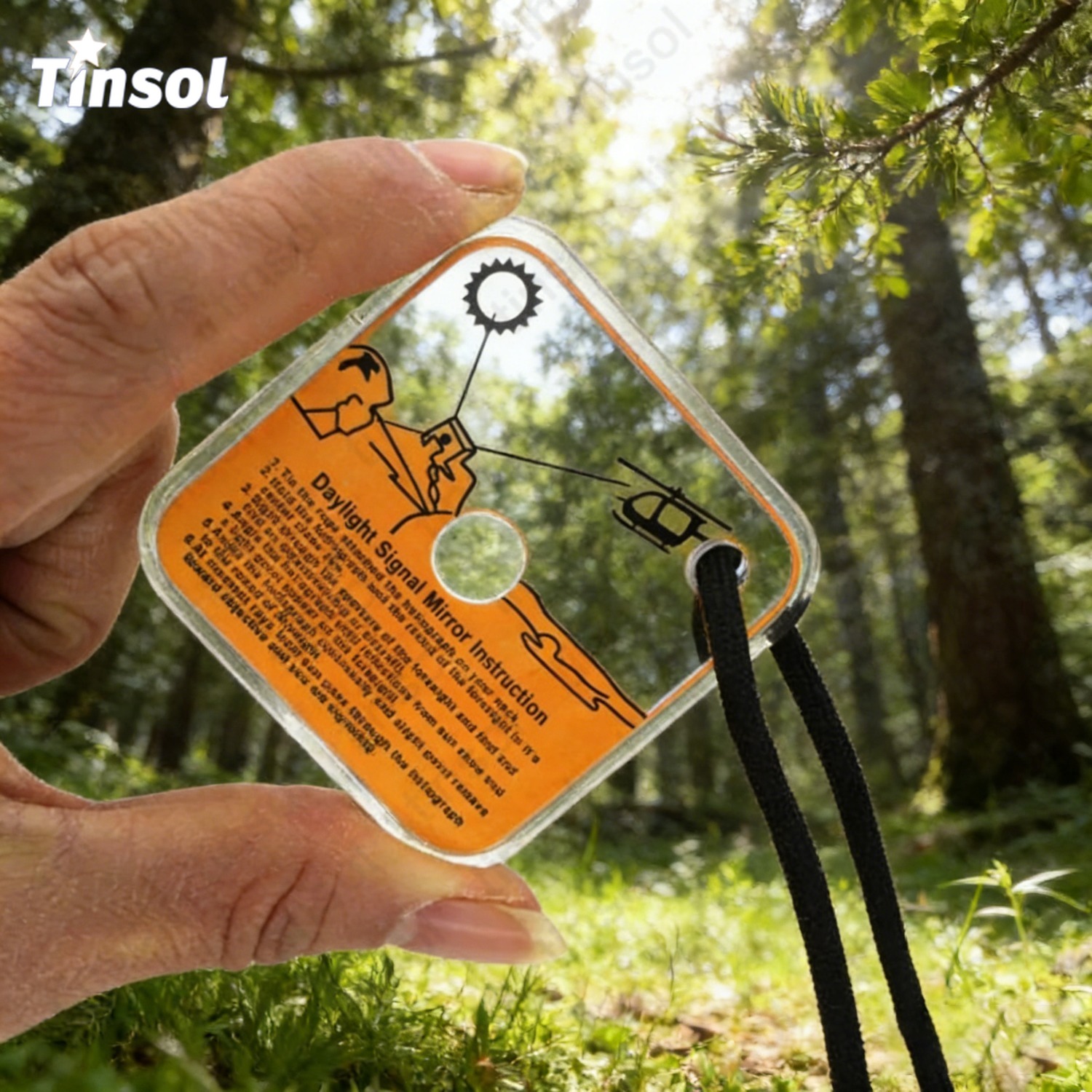 Emergency Whistle Loud - Nuovo Specchio di Segnalazione Riflettente per